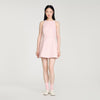 Demirose Sequin Tweed Short Dress Pink
