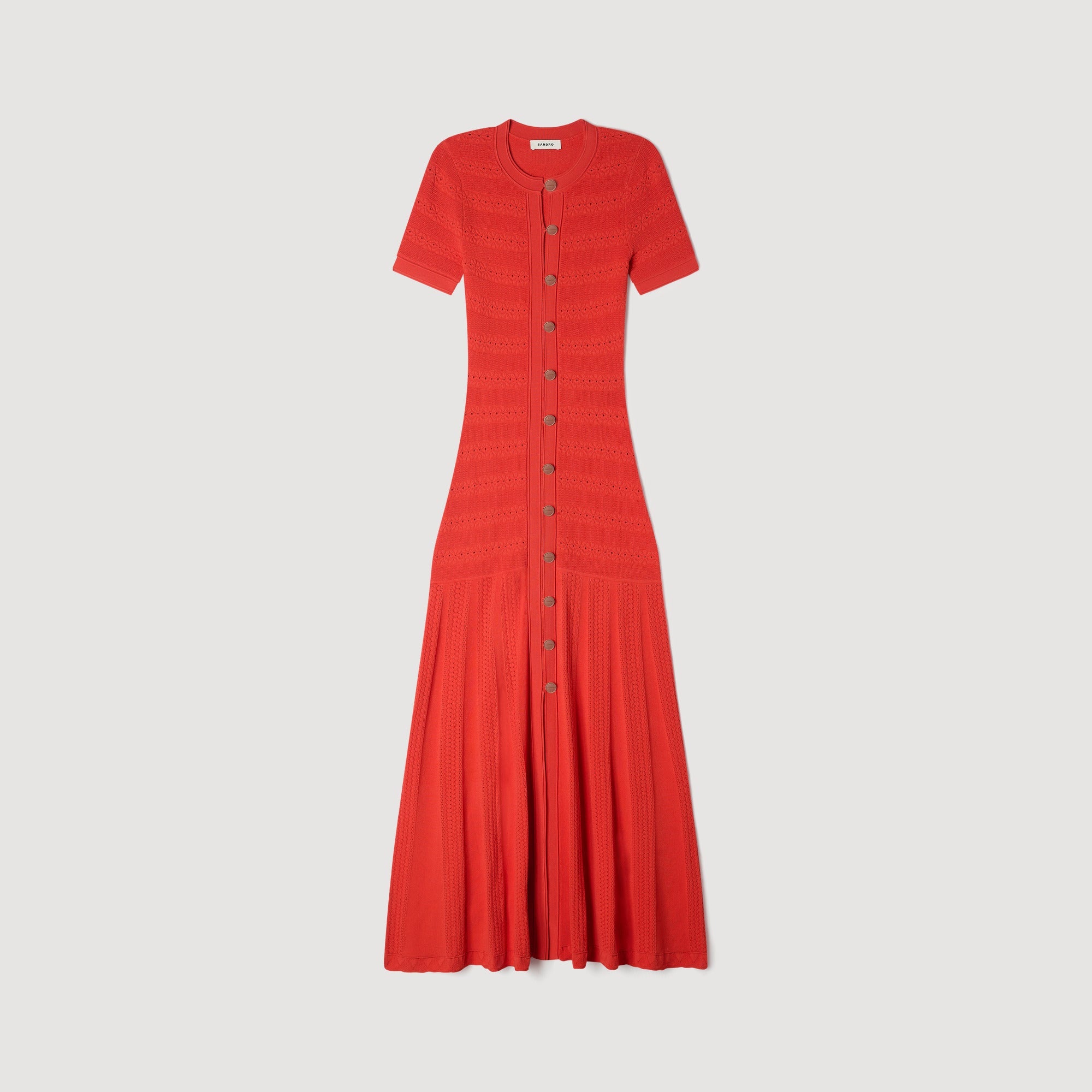 Milona Knit Maxi Dress RED
