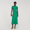 Milona Knit Maxi Dress EMEURAUDE GREEN