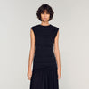 Azalea Draped Maxi Dress Black