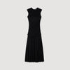 Azalea Draped Maxi Dress Black
