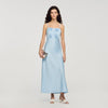 Cinderella Satin-Effect Maxi Dress Blue Sky