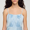 Cinderella Satin-Effect Maxi Dress Blue Sky