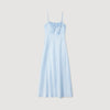 Cinderella Satin-Effect Maxi Dress Blue Sky