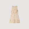 Amaria Guipure Short Dress Vanilla