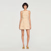 Amaria Guipure Short Dress Vanilla