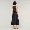 Mexique Rhinestone Maxi Dress Black
