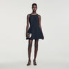 Santaluna Short dress with jewel detail Black