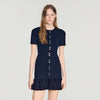Keira  Structured Dress Midnight Blue