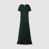 Orianne Pointelle knit maxi dress Green