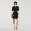 Georgina Short 2-in-1 dress Black