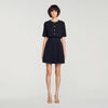 Georgina Short 2-in-1 dress Black