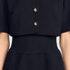 Georgina Short 2-in-1 dress Black