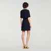 Georgina Short 2-in-1 dress Black