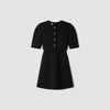 Georgina Short 2-in-1 dress Black