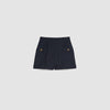 Shorts With Turn-Ups Navy Blue