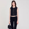 Eilat Pleated Crop Top Black