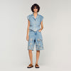 Kurtis Denim Top Blue Jean