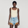 Vertige Ribbed Vest Top LIGHT YELLOW