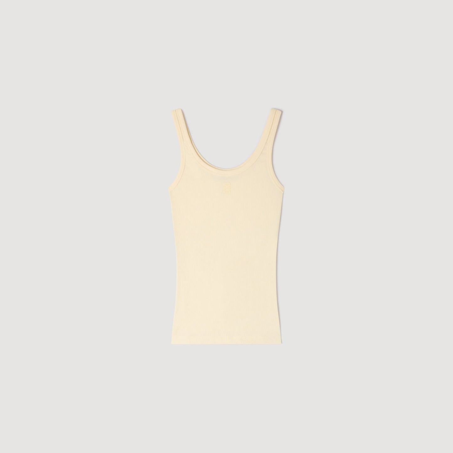 Vertige Ribbed Vest Top LIGHT YELLOW
