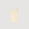 Vertige Ribbed Vest Top LIGHT YELLOW