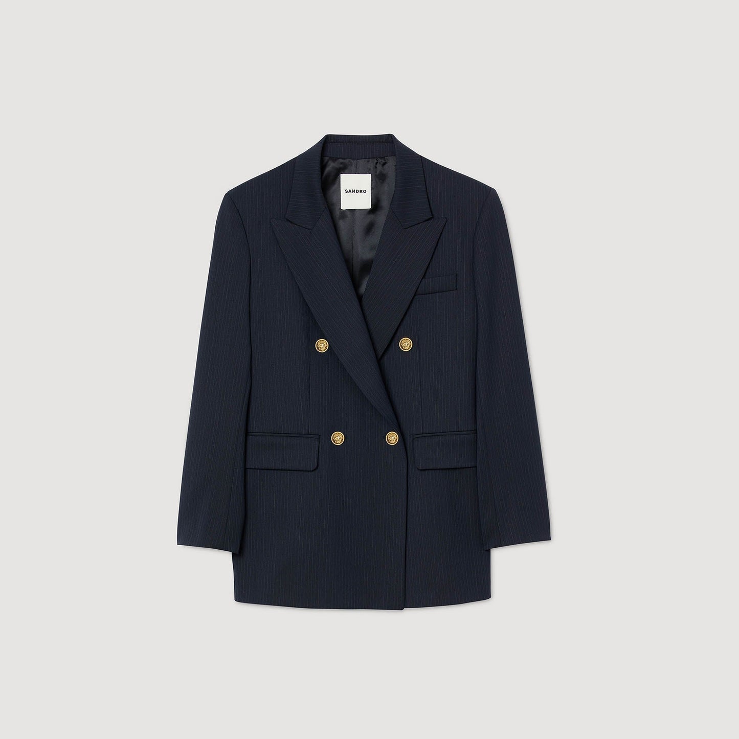 Theane Pinstripe jacket Navy Blue
