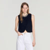Lavandoria Jacket with jewelled neckline Black