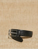 Saffiano Leather Belt Black