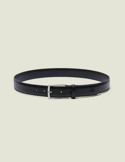 Saffiano Leather Belt Black