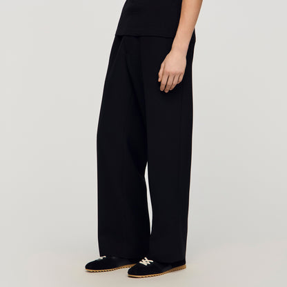 Soft Runner Low-Top Leather And Suede Trainers Black