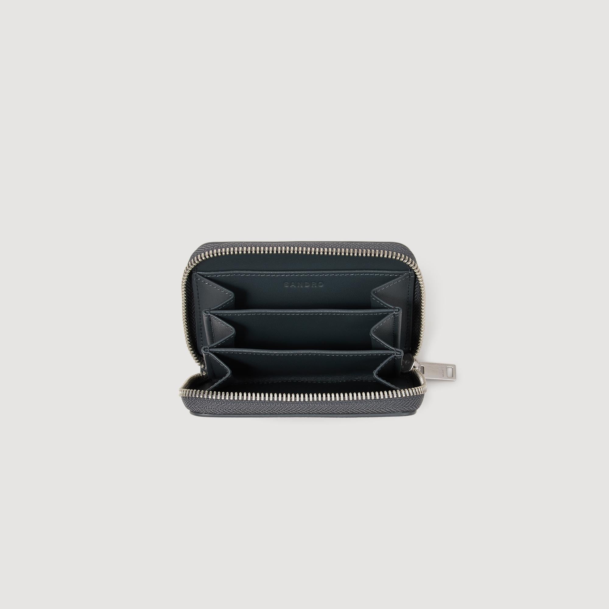 Wallet Zip Zipped cord wallet Black