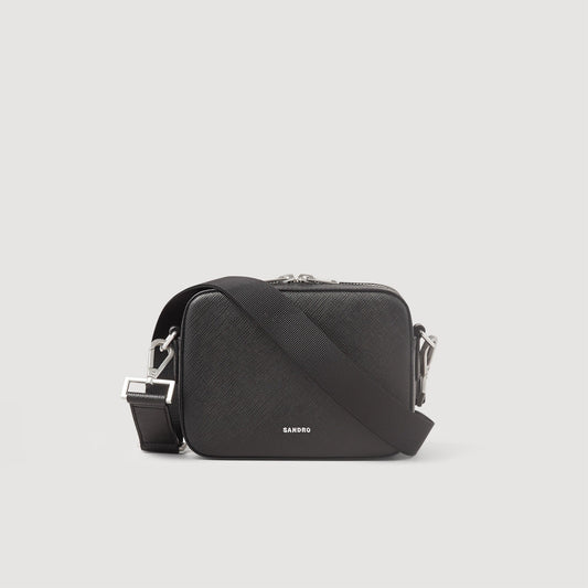 Small synthetic leather bag Chocolate