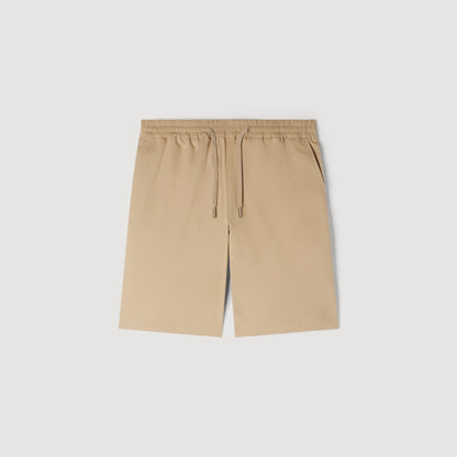 New Gamma Cotton Shorts Beige
