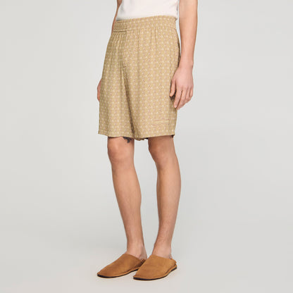 Catena Short Link Print Floaty Shorts HAVANE