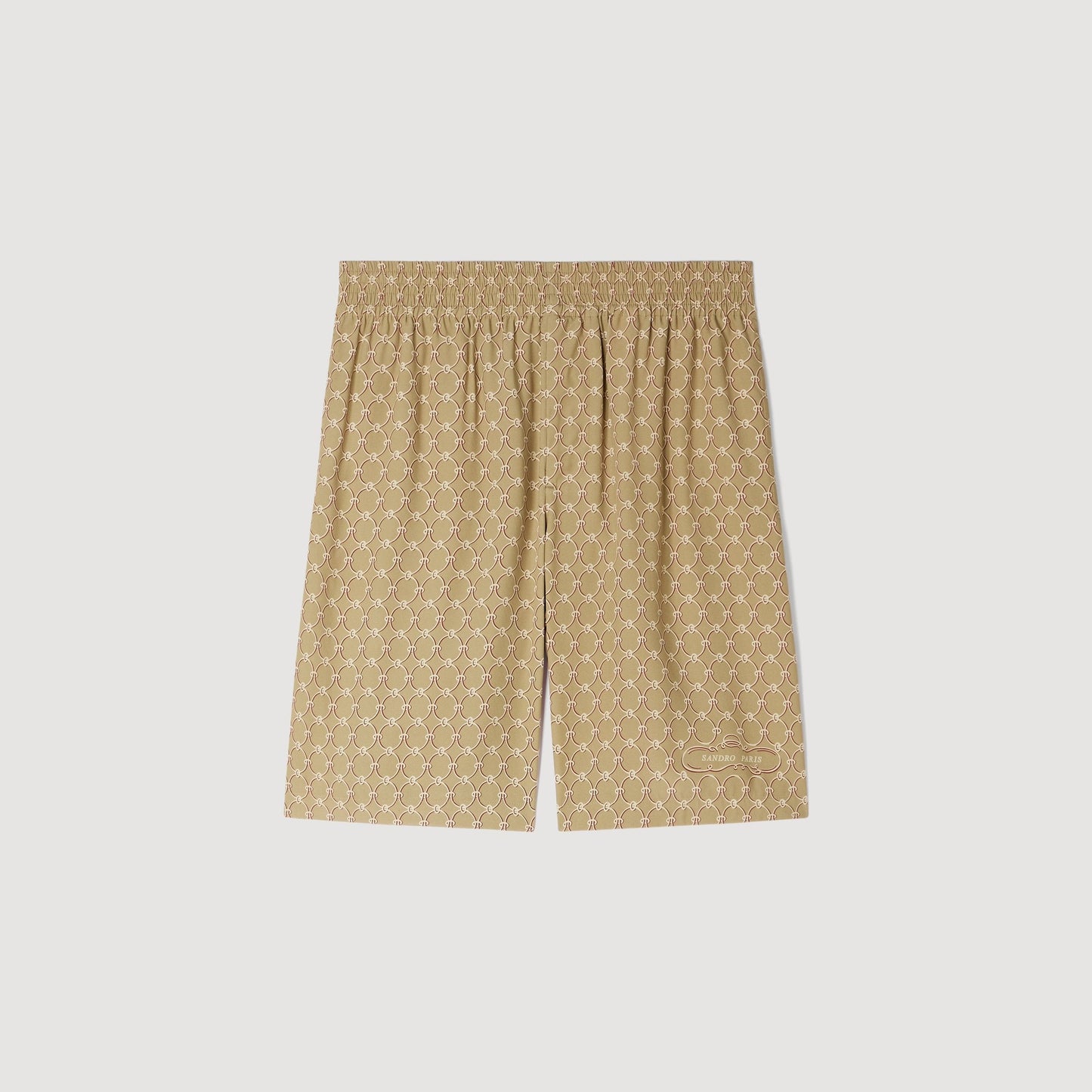 Catena Short Link Print Floaty Shorts HAVANE