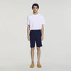 Sponge Shorts Terry Cloth Shorts Navy Blue