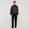 Surf Squarecross Nylon Jacquard Leger Square Cross Nylon Jacket Dark Grey