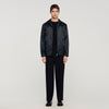 Surf Squarecross Nylon Jacquard Leger Square Cross Nylon Jacket Dark Grey
