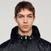 Surf Squarecross Nylon Jacquard Leger Square Cross Nylon Jacket Dark Grey