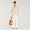 Overshirt Buttoned Overshirt Beige