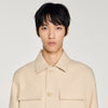 Overshirt Buttoned Overshirt Beige