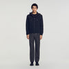 Orion Hooded Zip-Up Jacket Black