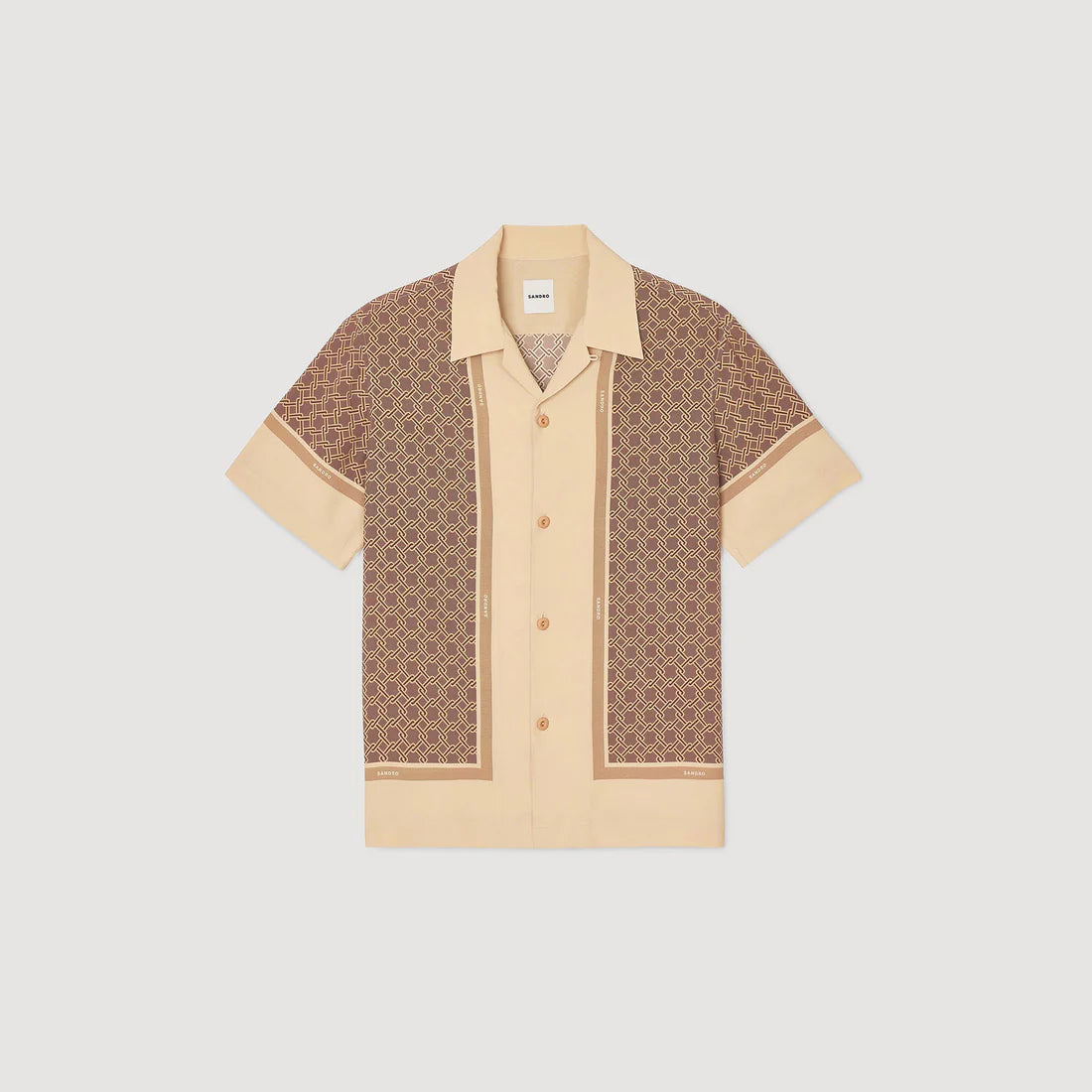 Short-Sleeved Patterned Shirt Hazel