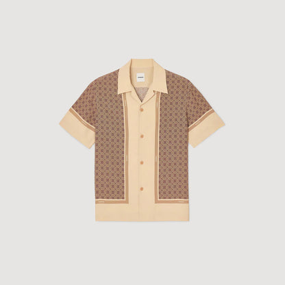 Short-Sleeved Patterned Shirt Hazel