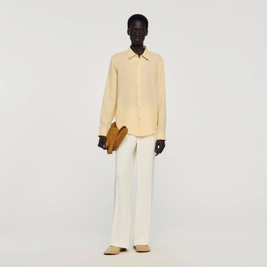 Linen Shirt Linen Shirt Butter Cream