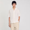 Requin Linen Mc Cotton And Linen Shirt Ivory.