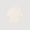 Requin Linen Mc Cotton And Linen Shirt Ivory.
