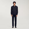 New Seamless Stretch Plain Shirt Black