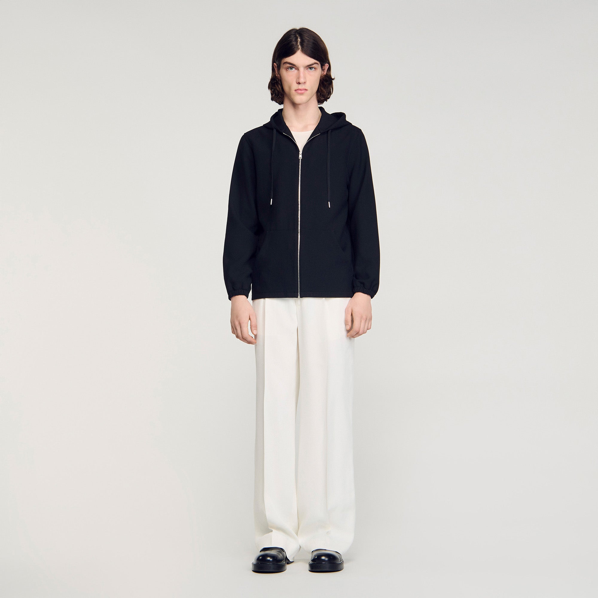 Joker Hood Hooded Shirt Black