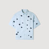 Velvet Flowers Mc Loose-Fit Floral Shirt Sky Blue